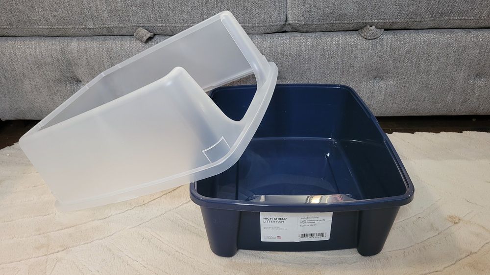 IRIS Large Cat Litter Box with Scatter Shield