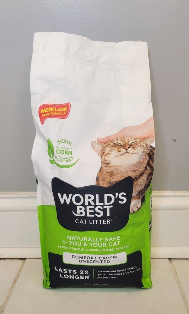 World’s Best Comfort Care Unscented Clumping Corn Litter